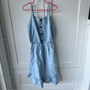 George Light Blue Button-Front Dress size 12